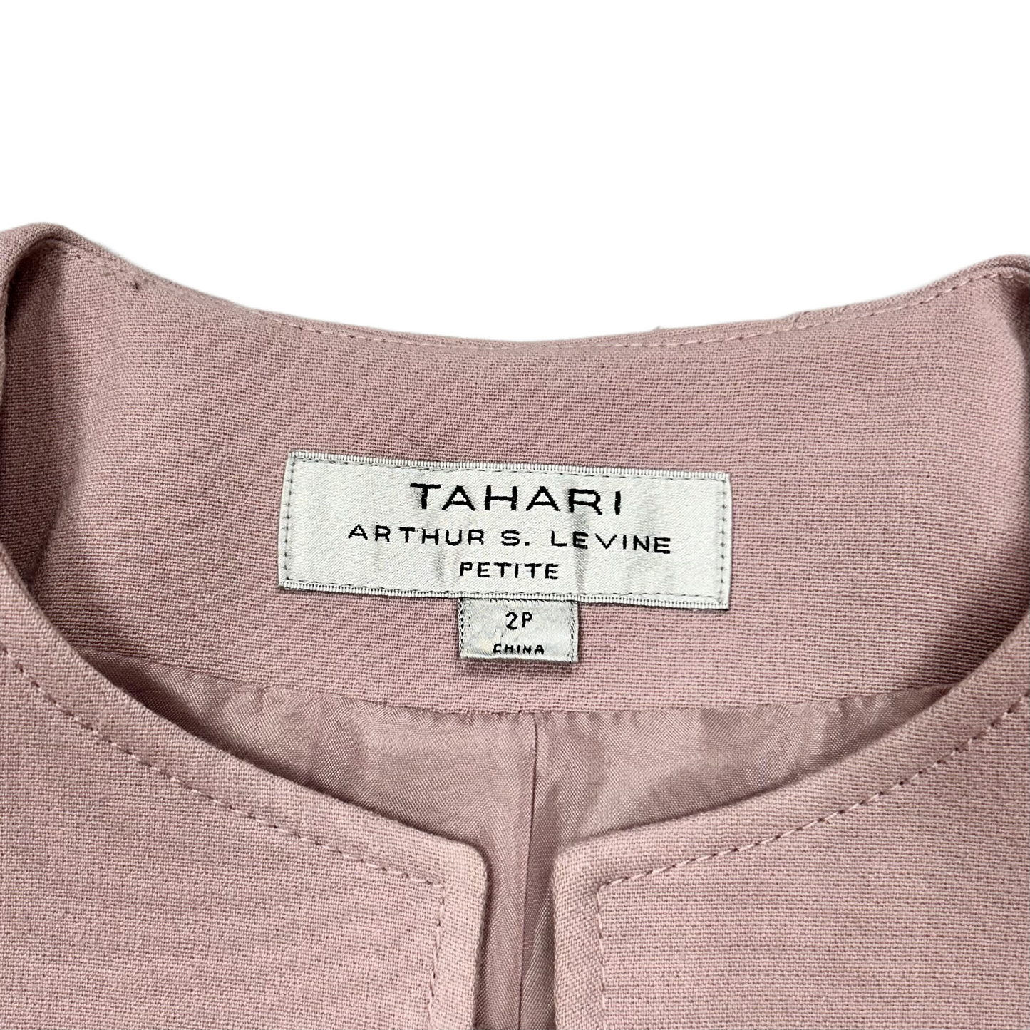 Blazer By Tahari By Arthur Levine In Mauve, Size: XSp