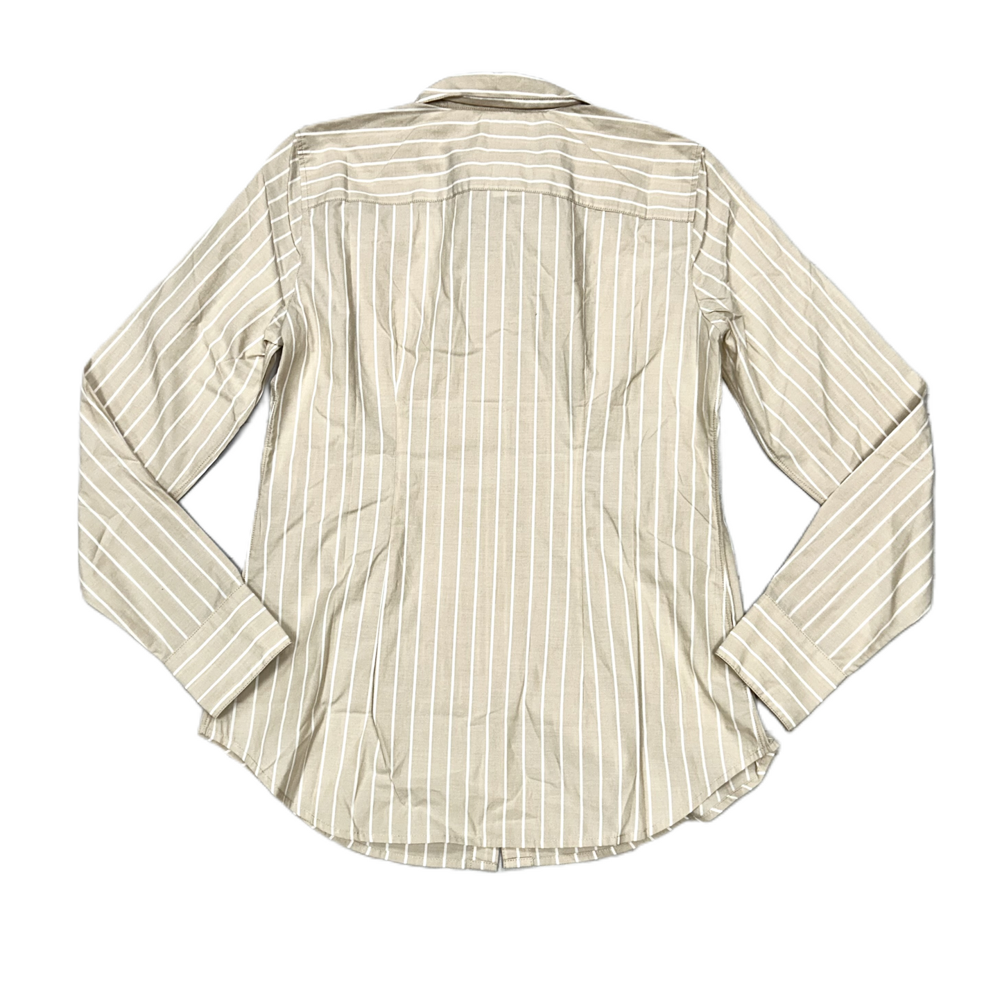 Top Long Sleeve By Ann Taylor In Tan, Size: Xs