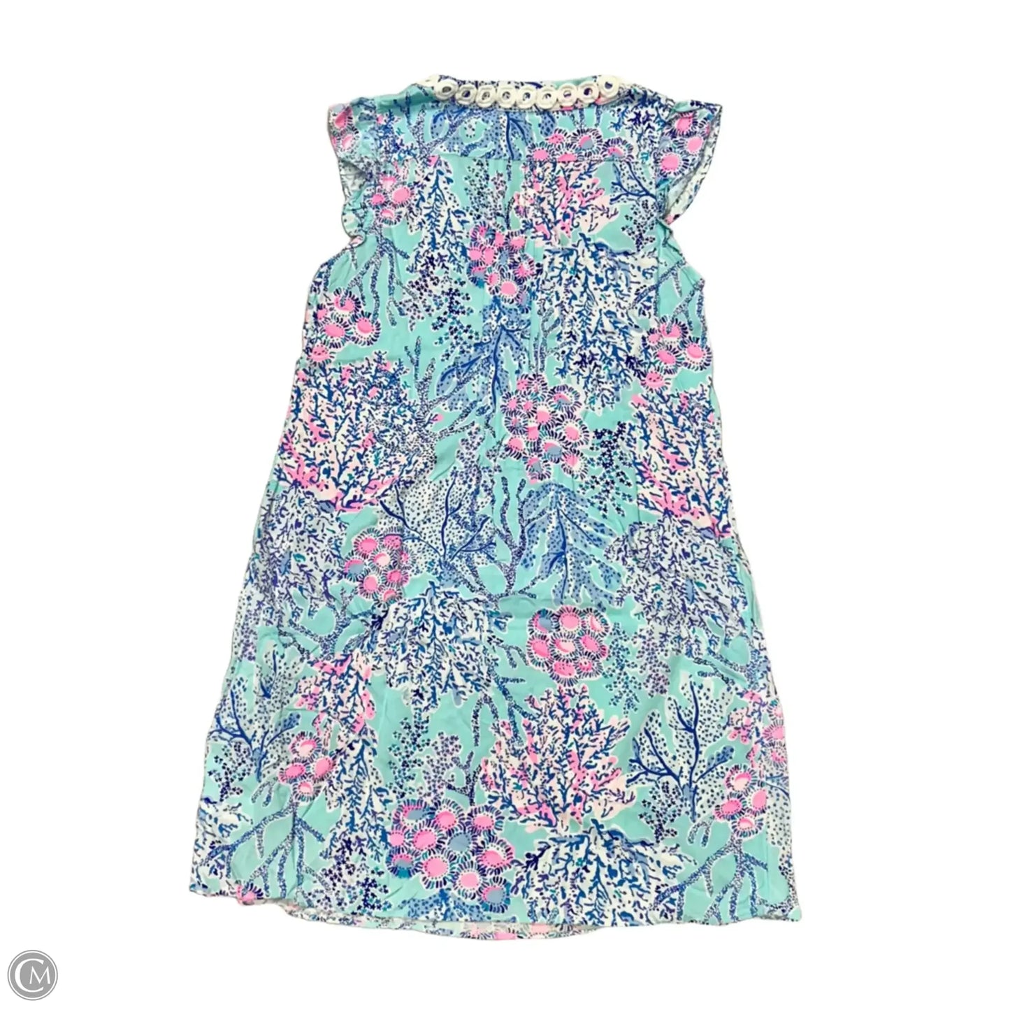 Dress Designer By Lilly Pulitzer In Blue & Pink, Size: Xs