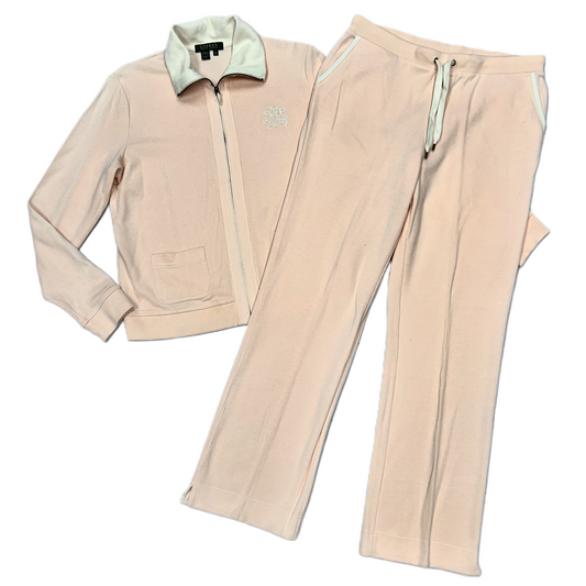 Lounge Set Pants By Lauren By Ralph Lauren In Pink, Size: M