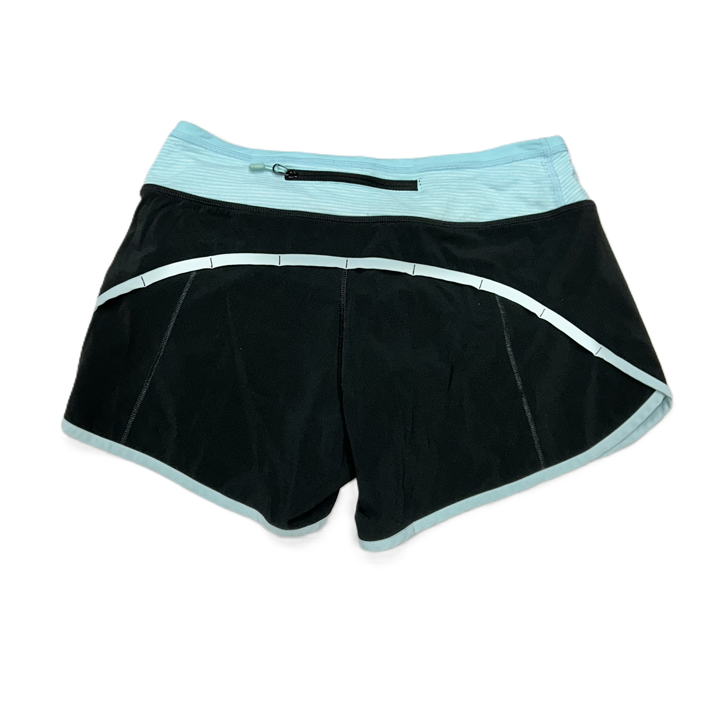 Athletic Shorts By Lululemon In Black & Blue, Size: S