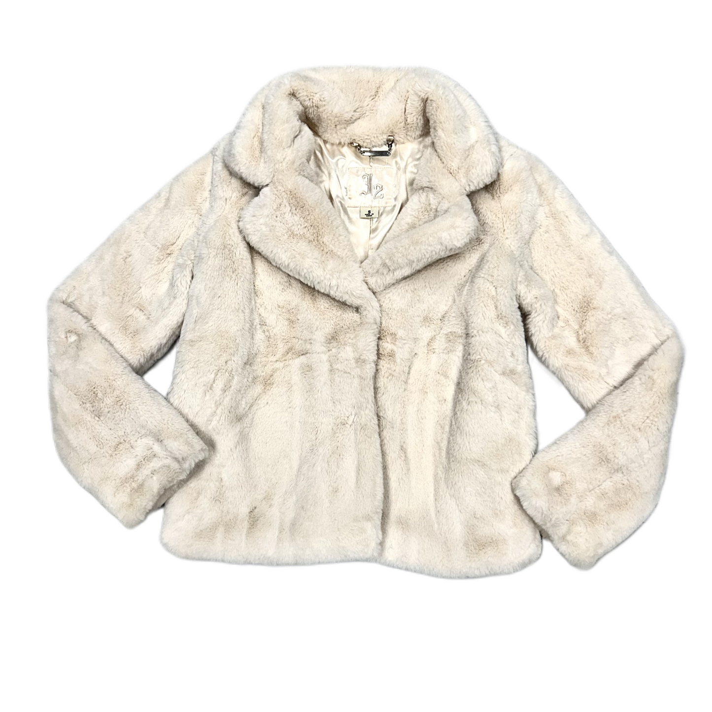 Jacket Faux Fur & Sherpa By J2 In Pale Pink, Size: S