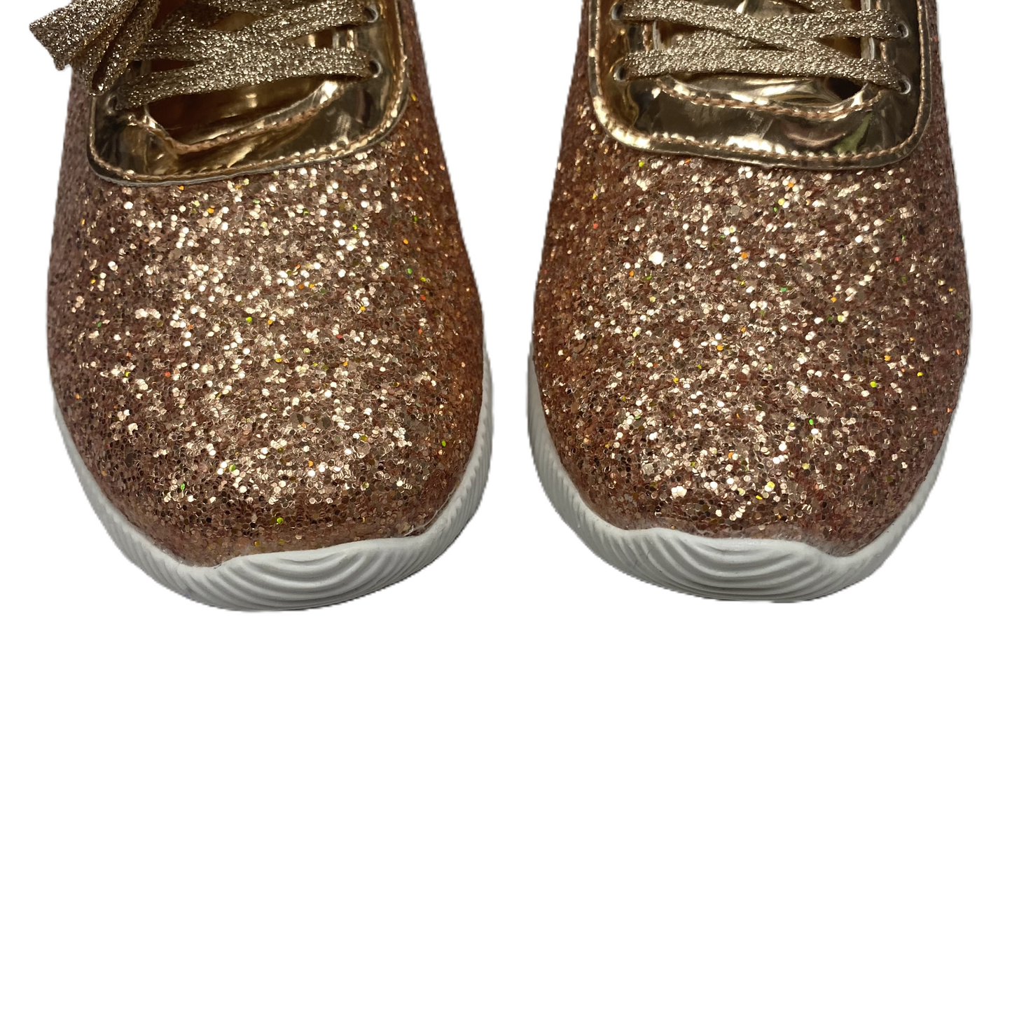 Shoes Sneakers By Forever In Rose Gold, Size: 8