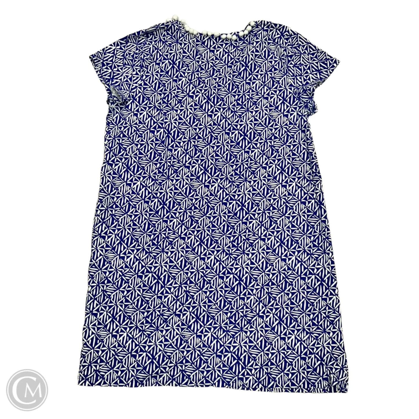 Dress Designer By Lilly Pulitzer In Blue & White, Size: Xxl