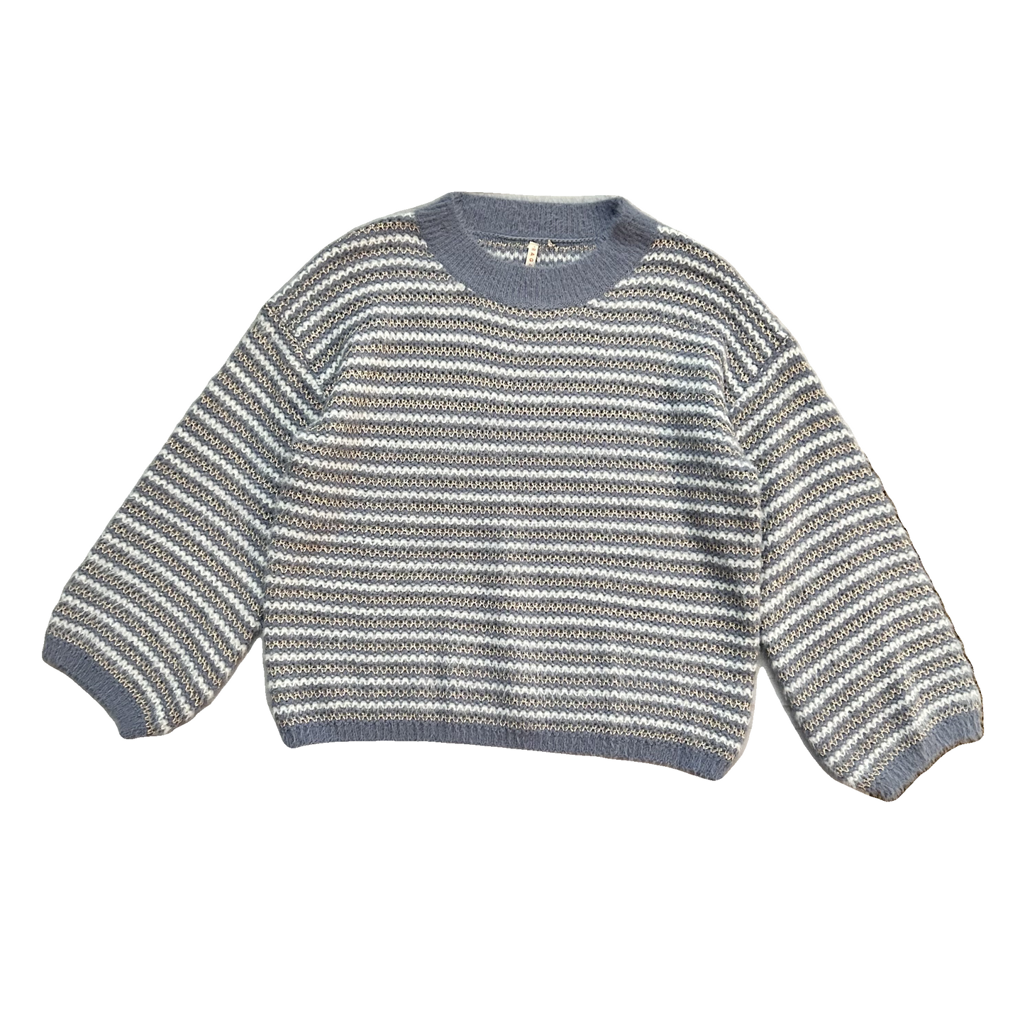 Sweater By Raga In Blue & Gold, Size: M