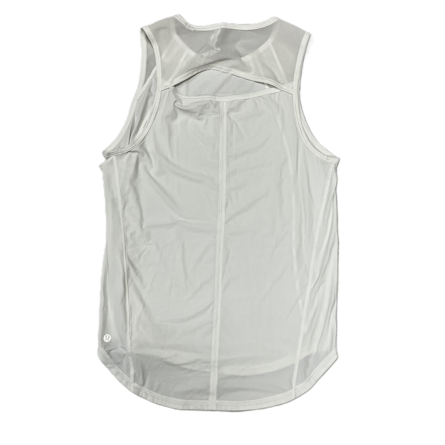 Athletic Tank Top By Lululemon In White, Size: S