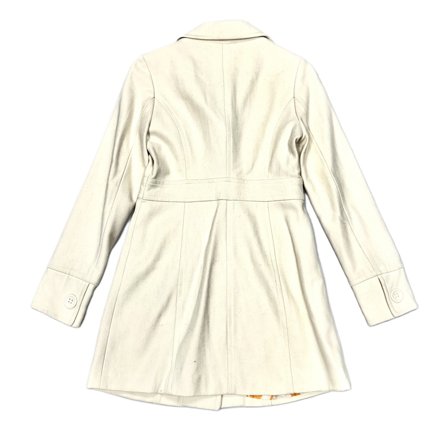 Coat Peacoat By Tulle In Cream, Size: S