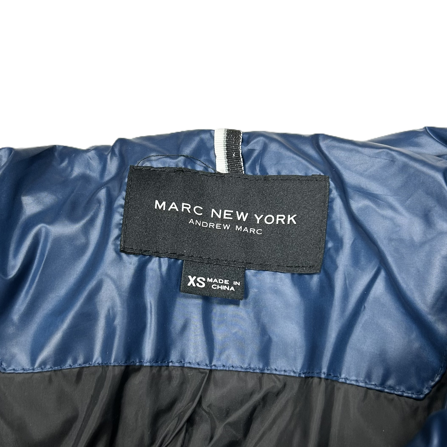 Coat Puffer & Quilted By Marc New York In Blue, Size: Xs