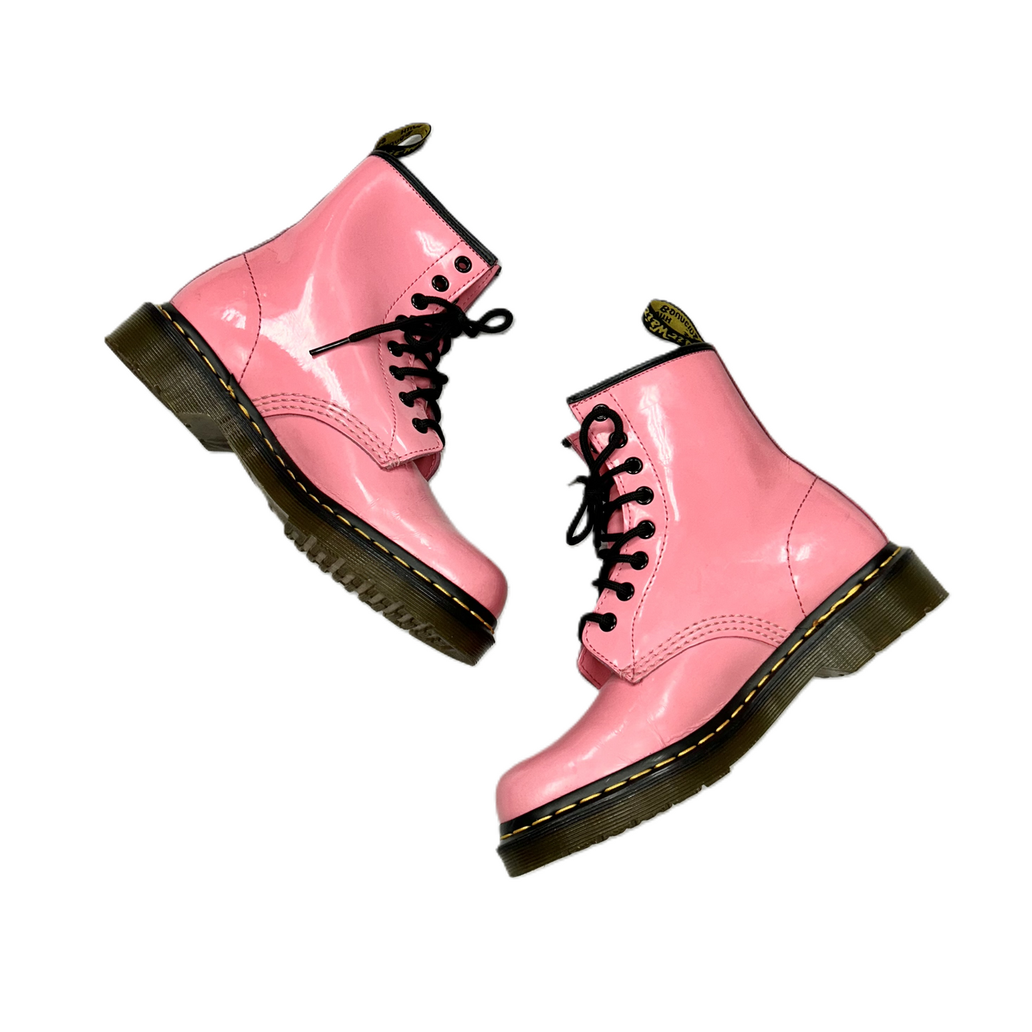 Boots Combat By Dr Martens In Pink, Size: 7