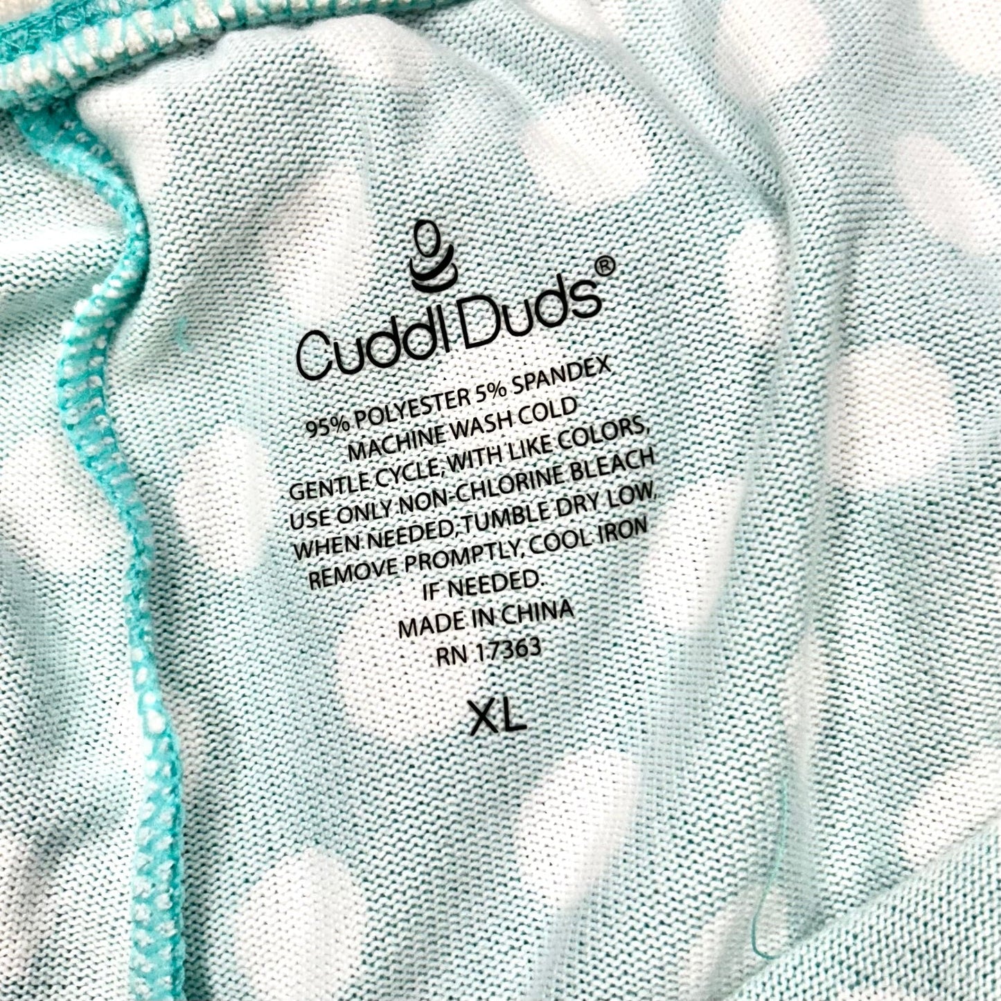 Pajamas 2pc By Cuddl Duds In Polkadot Pattern, Size: Xl