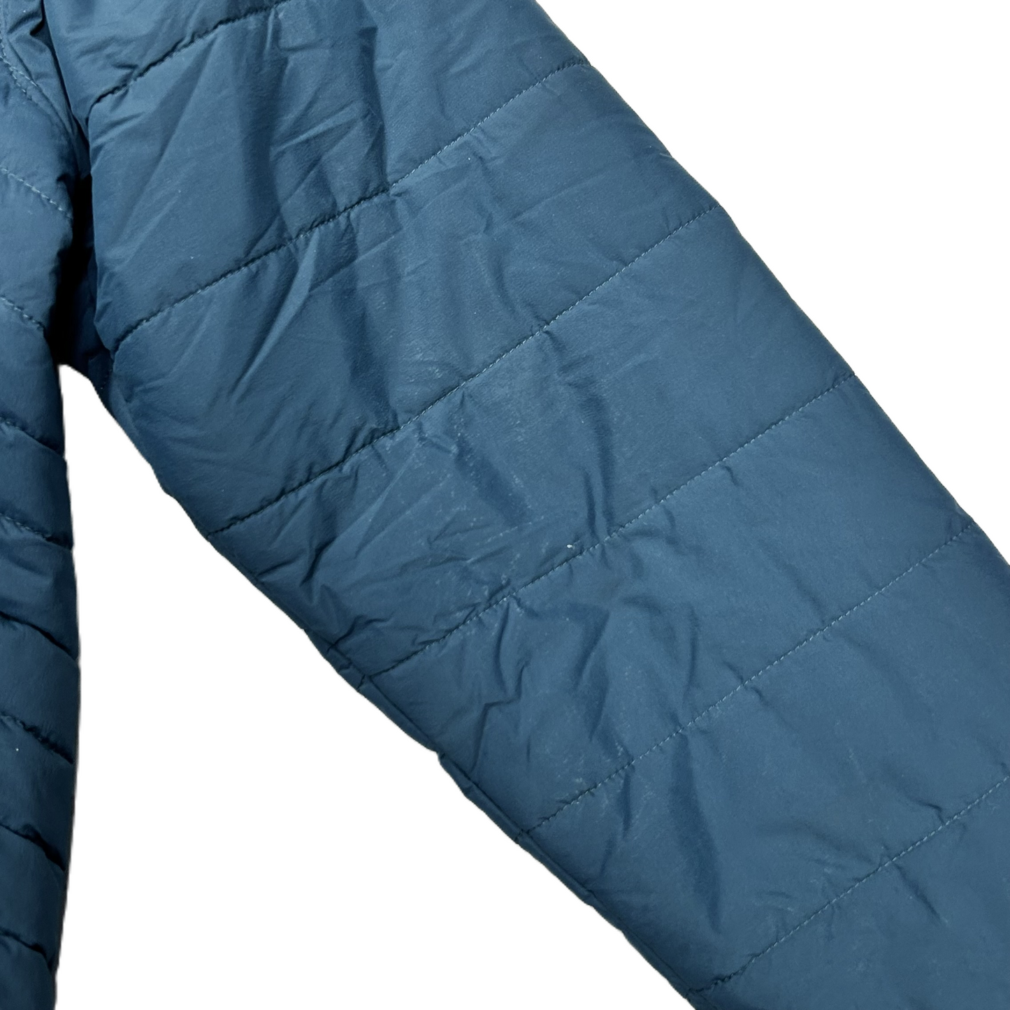 Jacket Puffer & Quilted By Eddie Bauer In Teal, Size: M