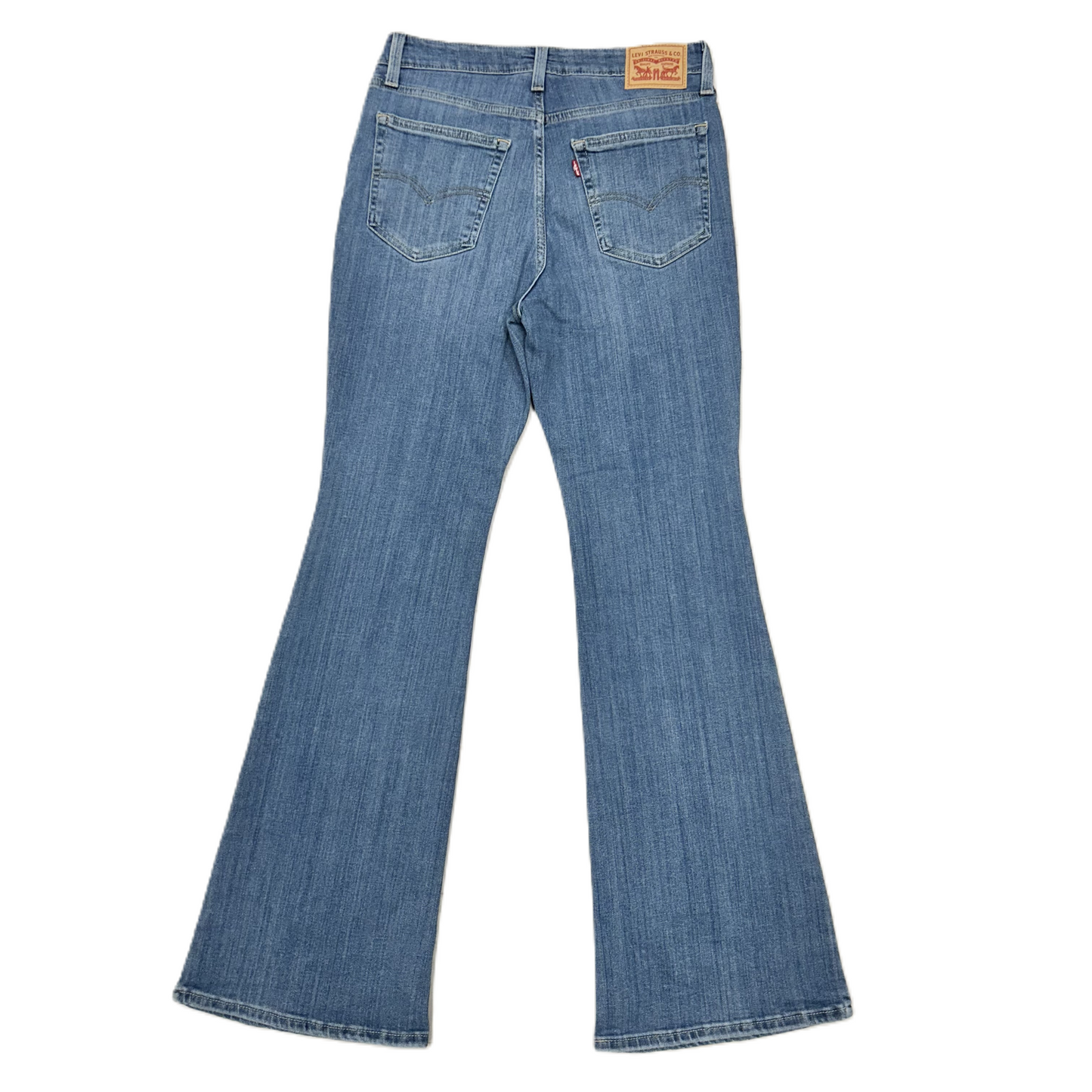 Jeans Flared By Levis In Blue Denim, Size: 10