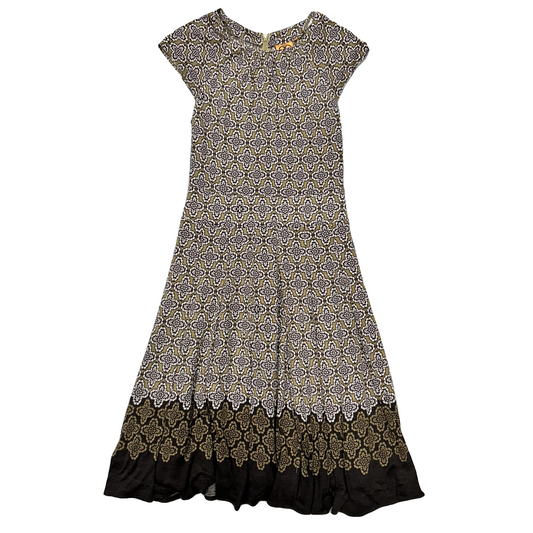 Dress Designer By Tory Burch In Brown & Tan, Size: Xs