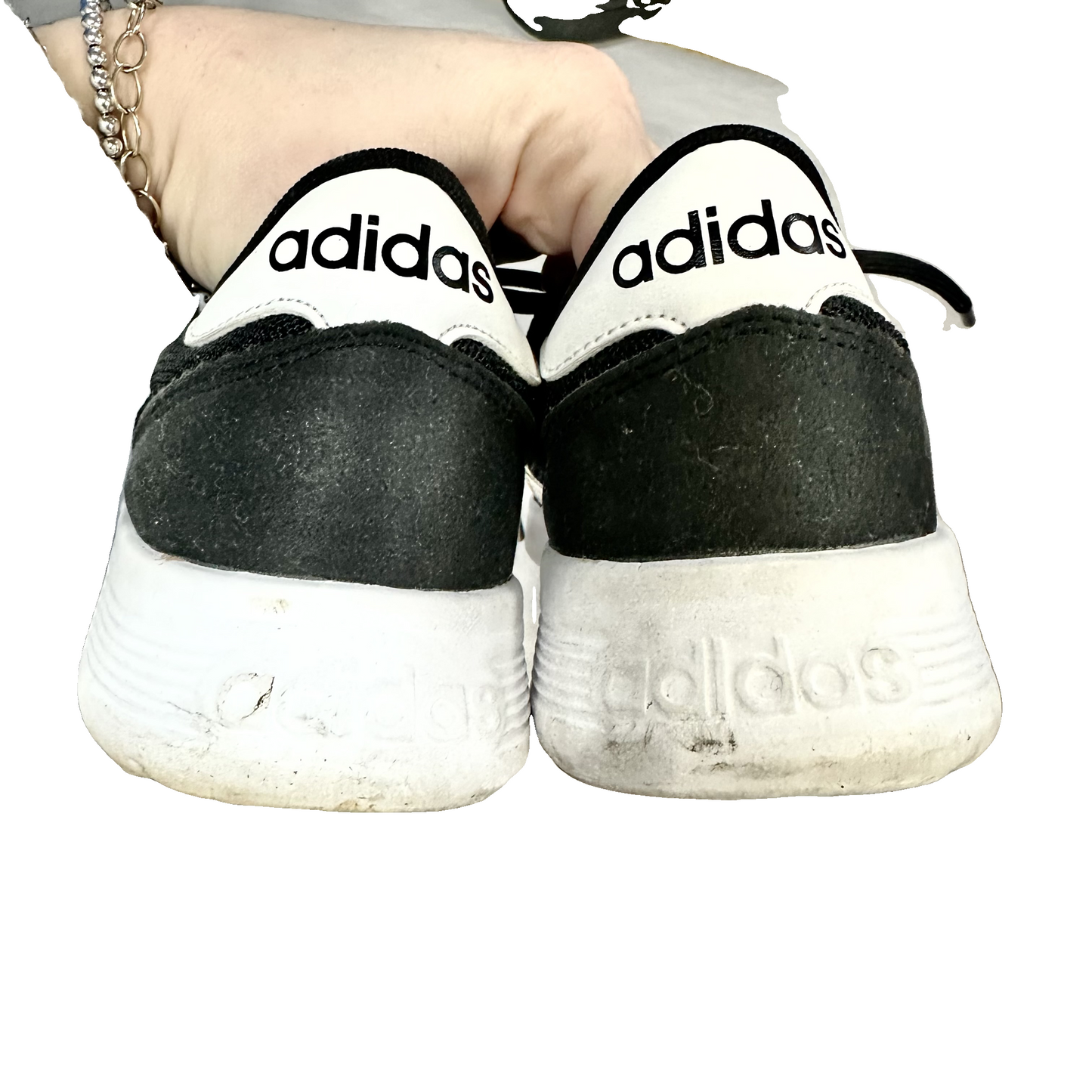 Shoes Sneakers By Adidas In Black & White, Size: 8