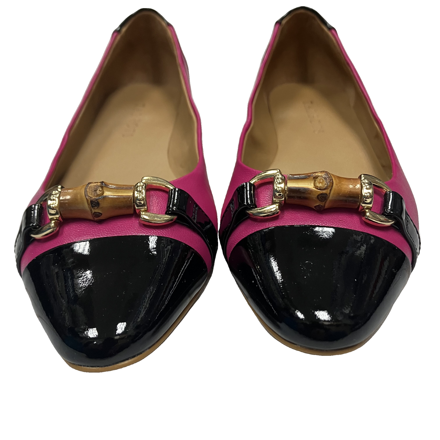 Shoes Flats By Talbots In Black & Pink, Size: 8.5