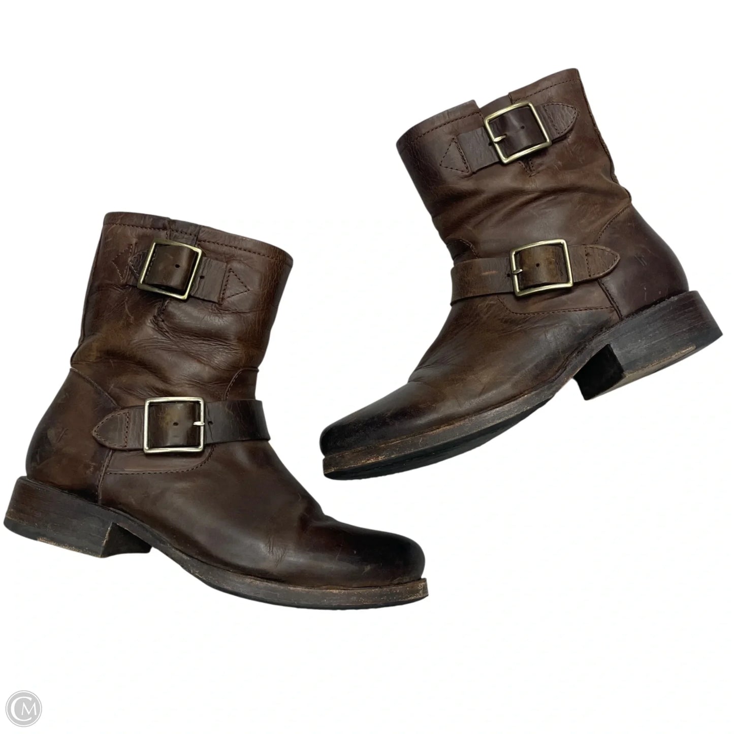 Boots Designer By Frye In Tan, Size: 6.5