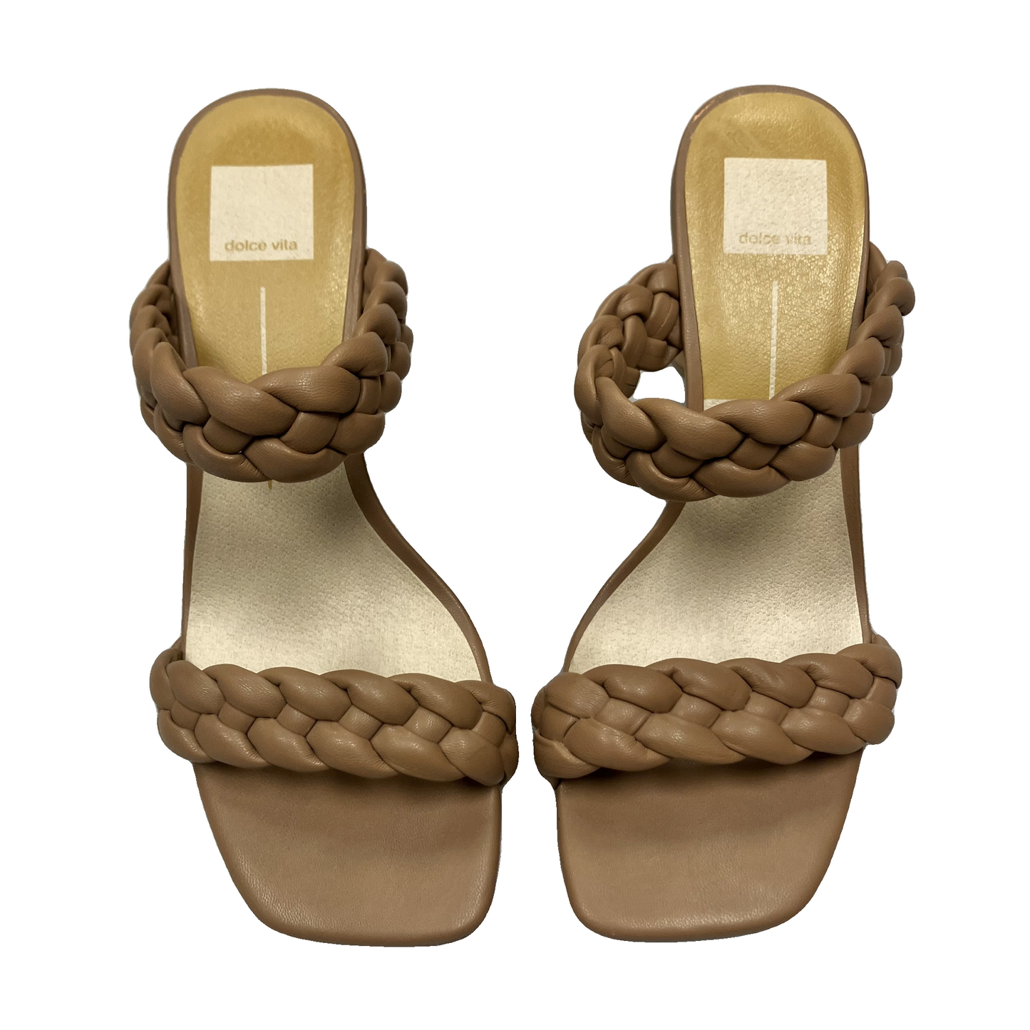 Sandals Heels Block By Dolce Vita In Beige, Size: 9