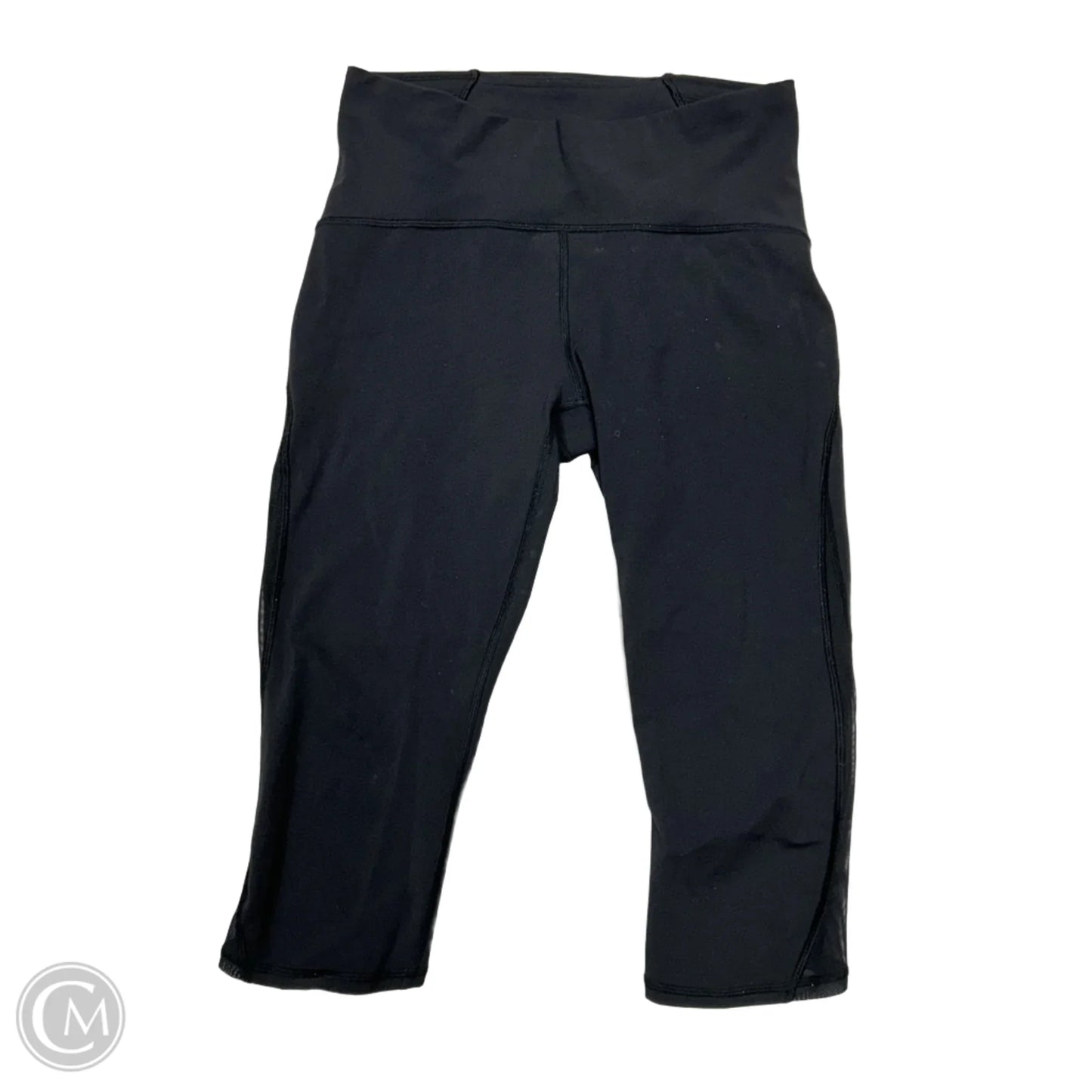 Athletic Capris By Lululemon In Black, Size: M