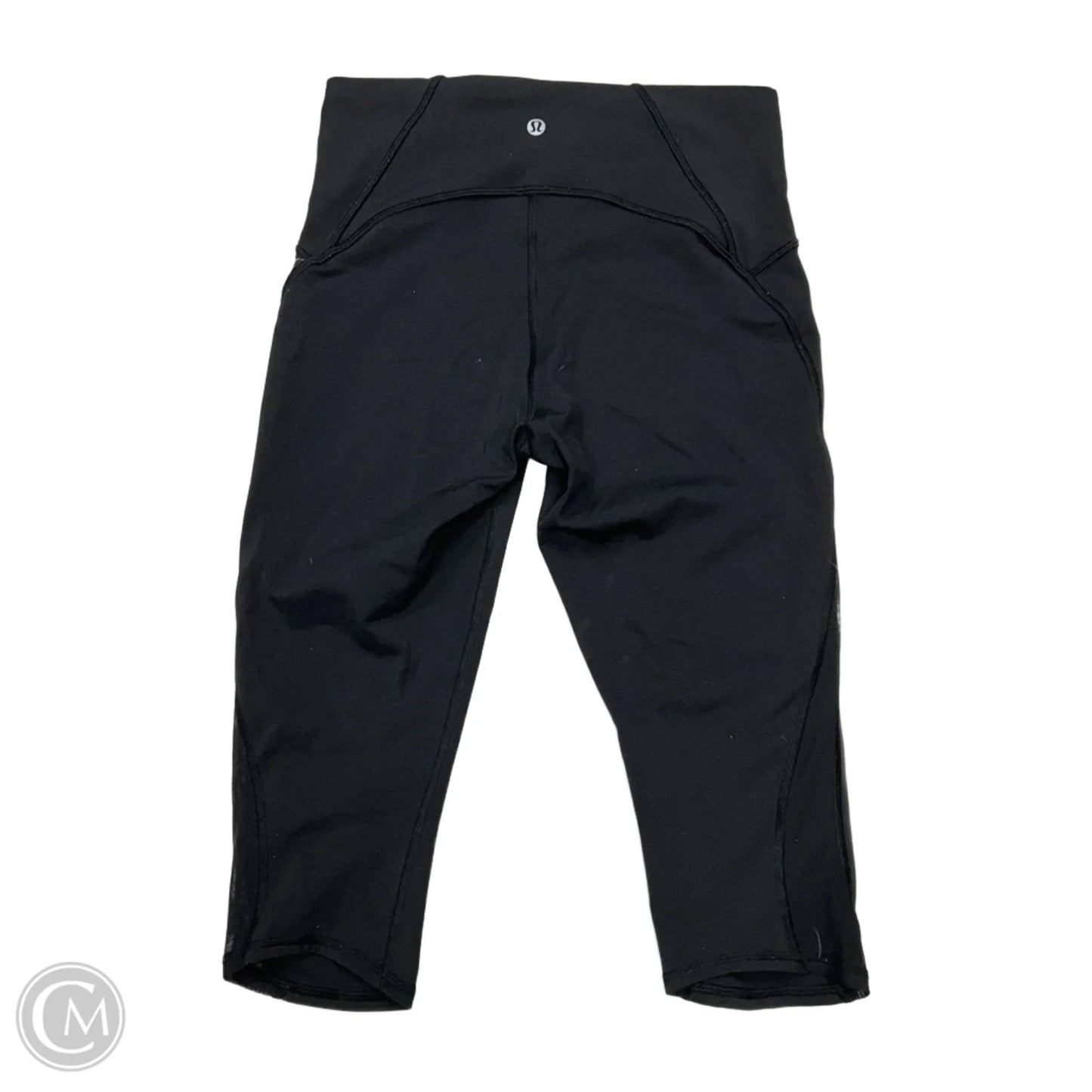 Athletic Capris By Lululemon In Black, Size: M