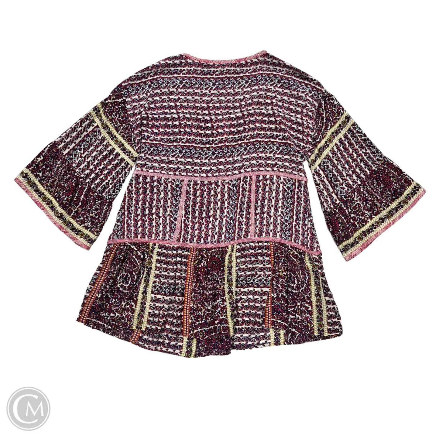 Tunic 3/4 Sleeve By Maeve In Multi-colored, Size: S