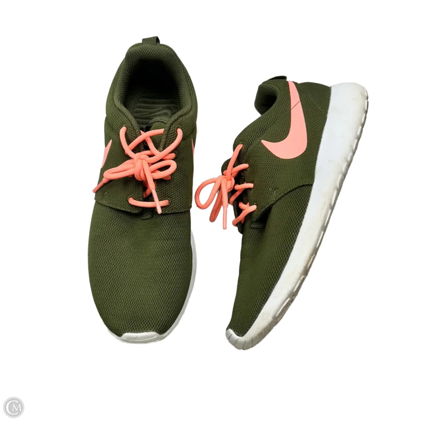 Shoes Athletic By Nike In Green & Pink, Size: 8.5