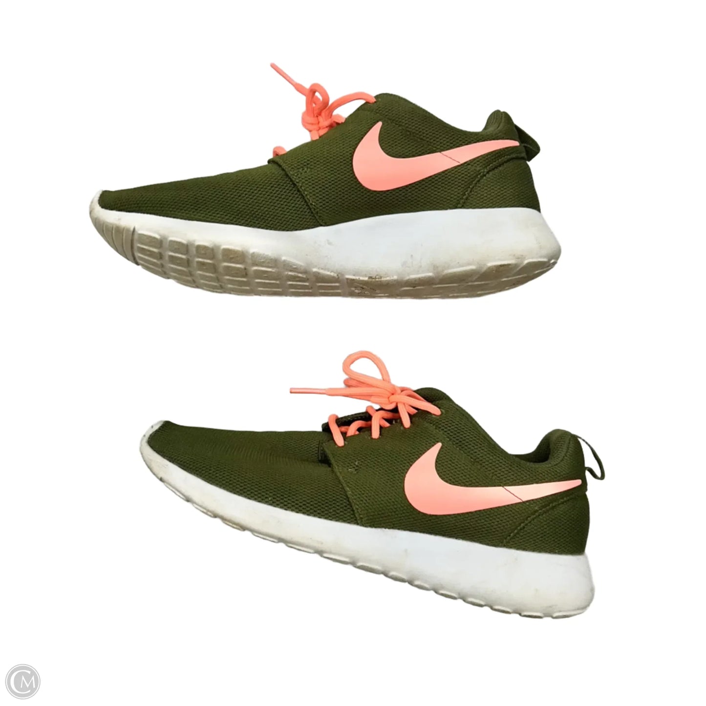 Shoes Athletic By Nike In Green & Pink, Size: 8.5