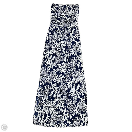 Dress Designer By Lilly Pulitzer In Blue & White, Size: S