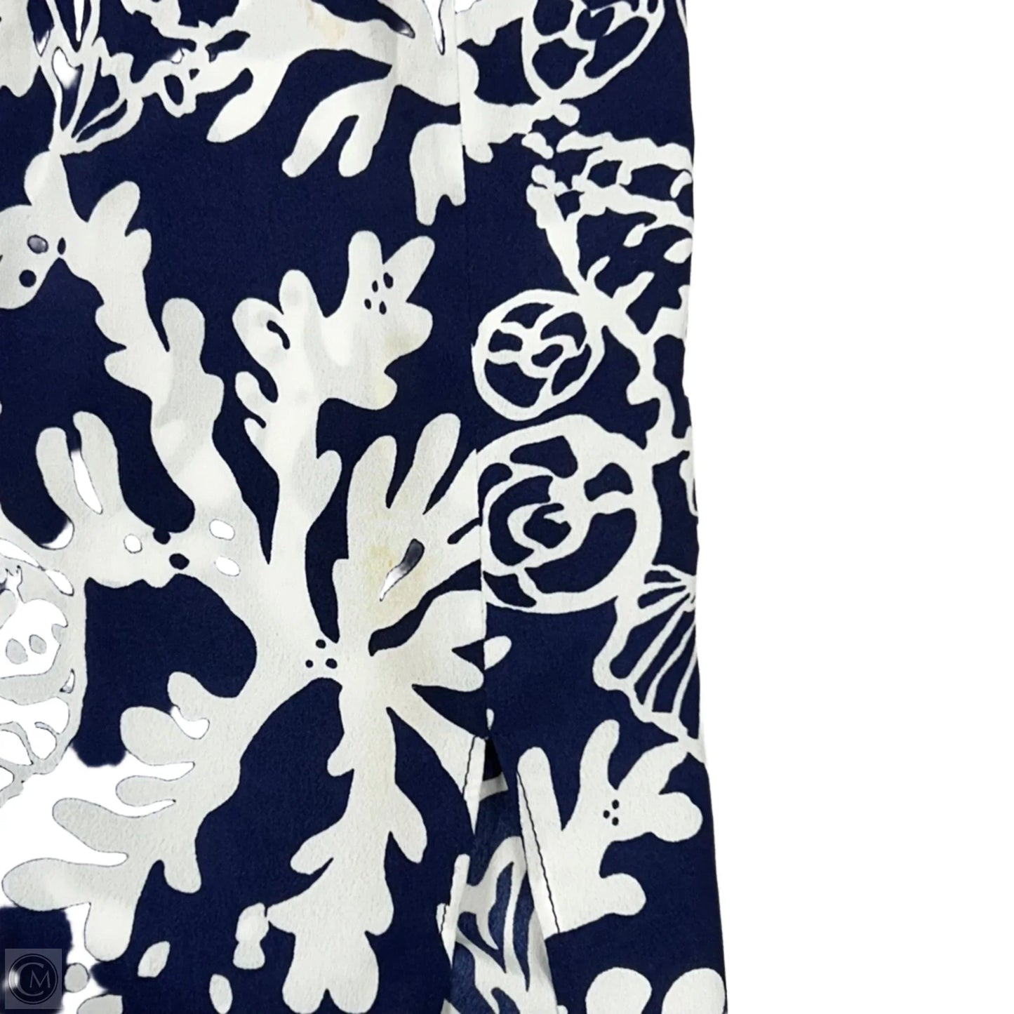 Dress Designer By Lilly Pulitzer In Blue & White, Size: S