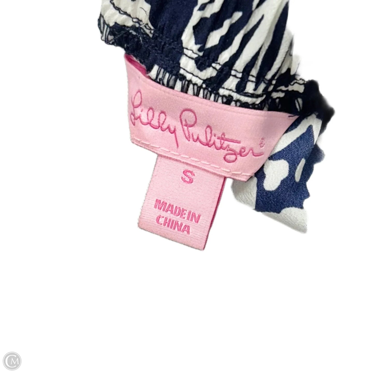 Dress Designer By Lilly Pulitzer In Blue & White, Size: S