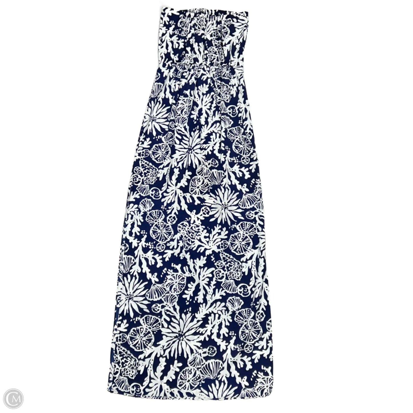 Dress Designer By Lilly Pulitzer In Blue & White, Size: S