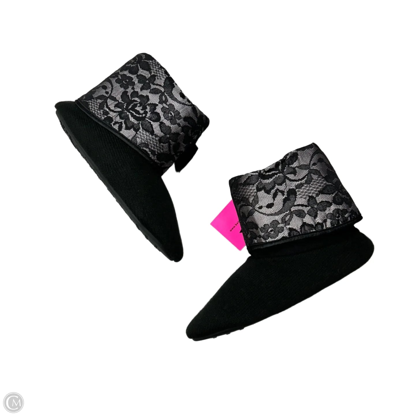 Slippers By Betsey Johnson In Black, Size: 7/8