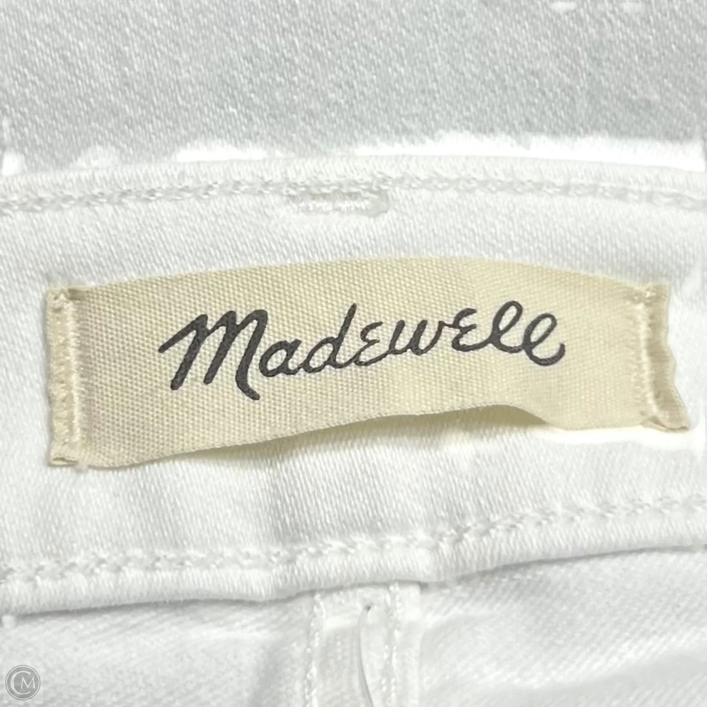 Jeans Straight By Madewell In White Denim, Size: 0