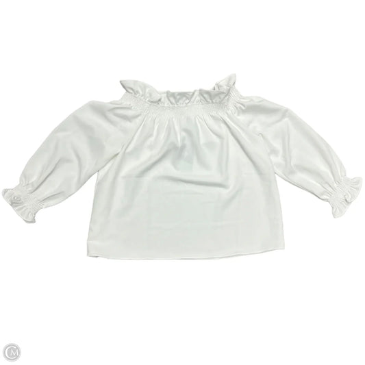Top 3/4 Sleeve By Tuckernuck In White, Size: L