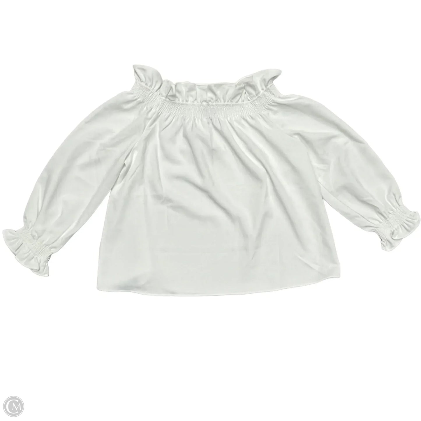 Top 3/4 Sleeve By Tuckernuck In White, Size: L