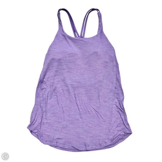 Athletic Tank Top By Lululemon In Purple, Size: S