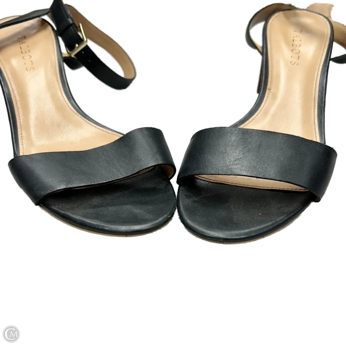 Sandals Heels Block By Talbots In Black, Size: 9