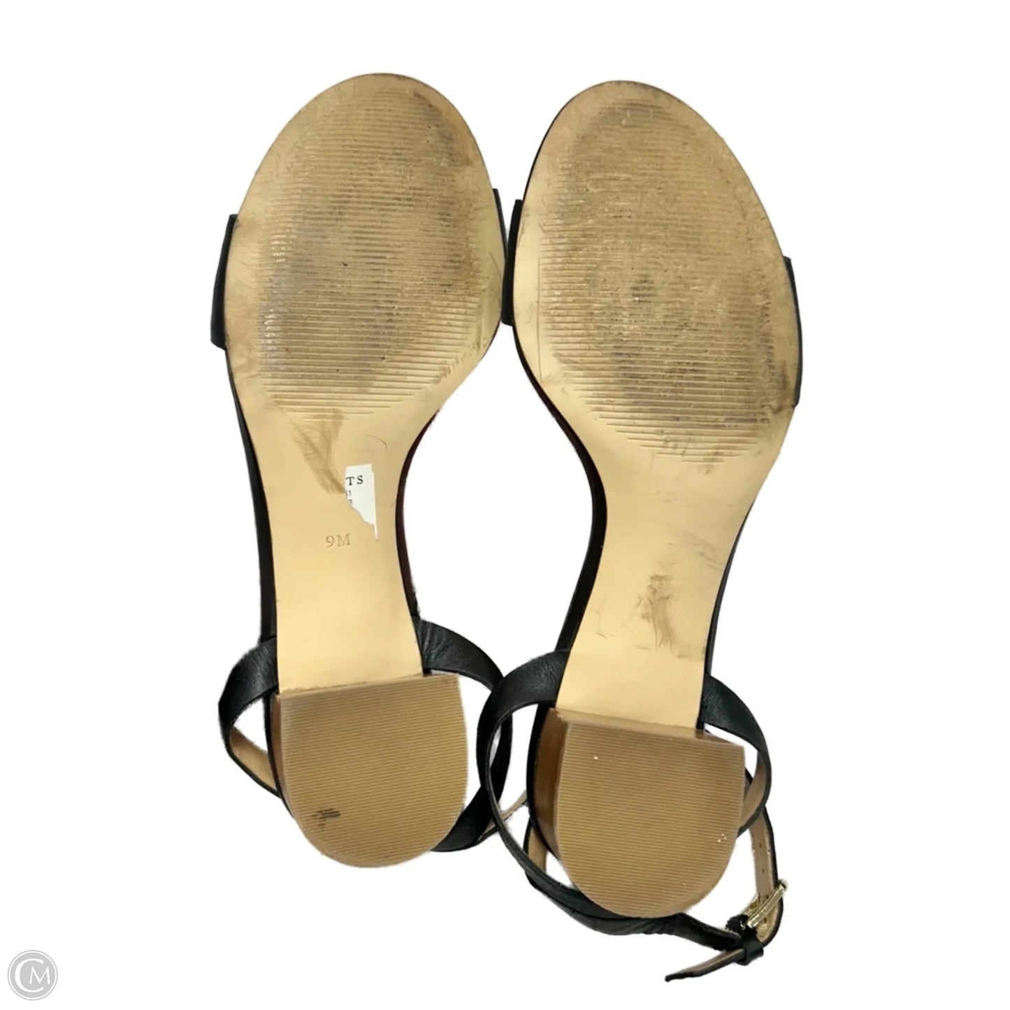 Sandals Heels Block By Talbots In Black, Size: 9