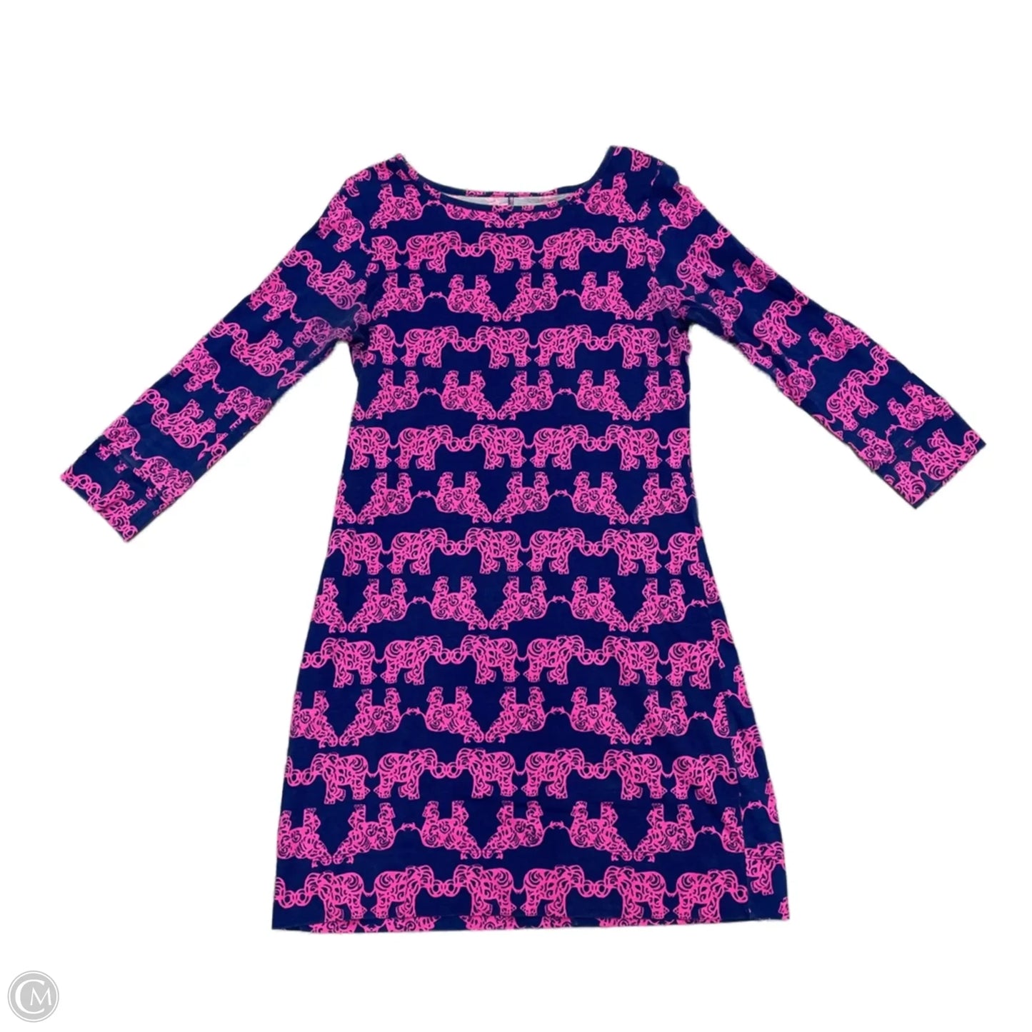 Dress Designer By Lilly Pulitzer In Blue & Pink, Size: M