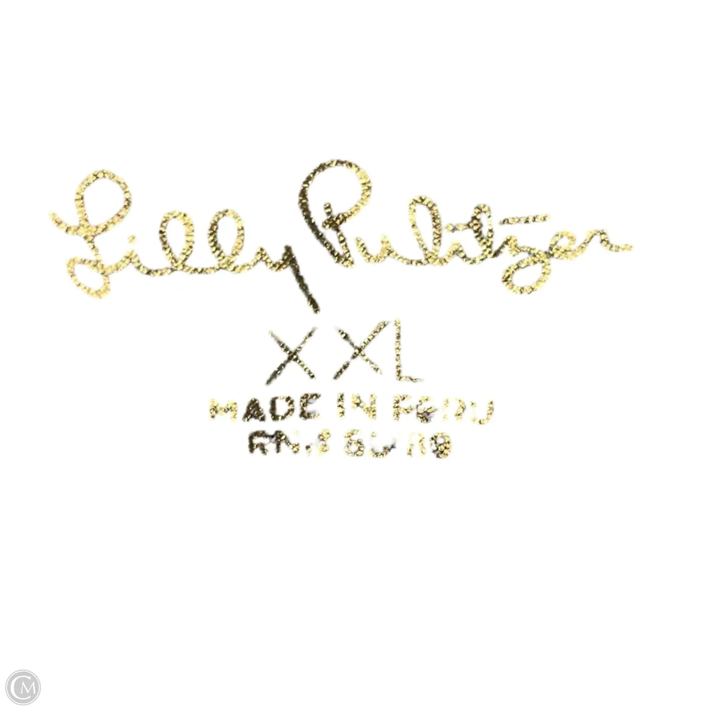 Dress Designer By Lilly Pulitzer In Tropical Print, Size: Xxl