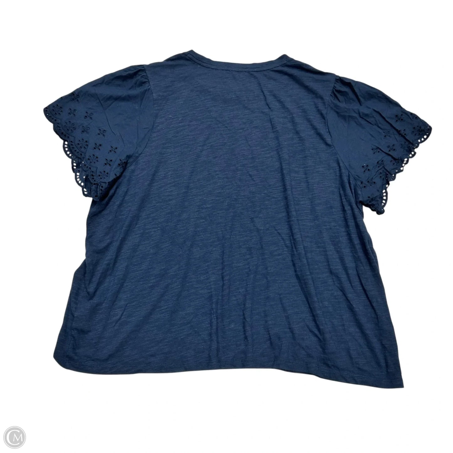 Top Short Sleeve By Caslon In Navy, Size: 4x