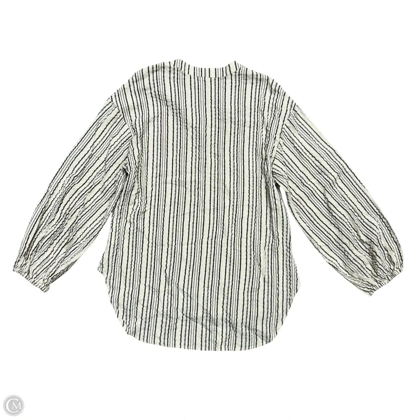 Top Long Sleeve By Free People In Striped Pattern, Size: S