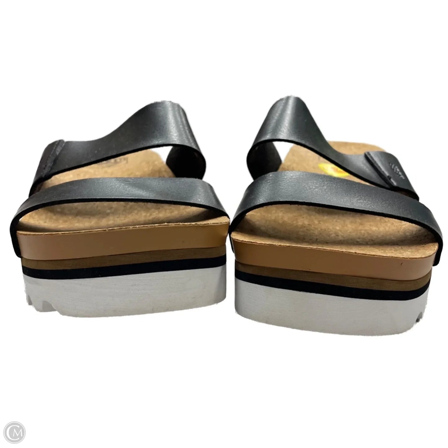 Sandals Flats By Reef In Black, Size: 5