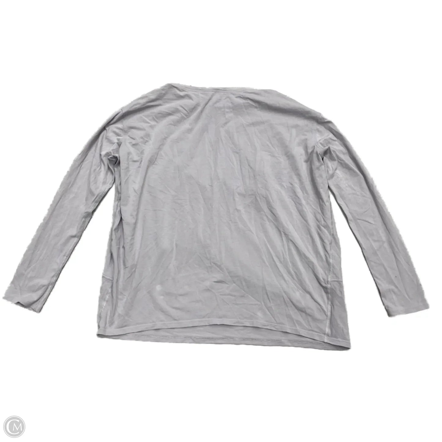 Athletic Top Long Sleeve Collar By Lululemon In Purple, Size: Xs