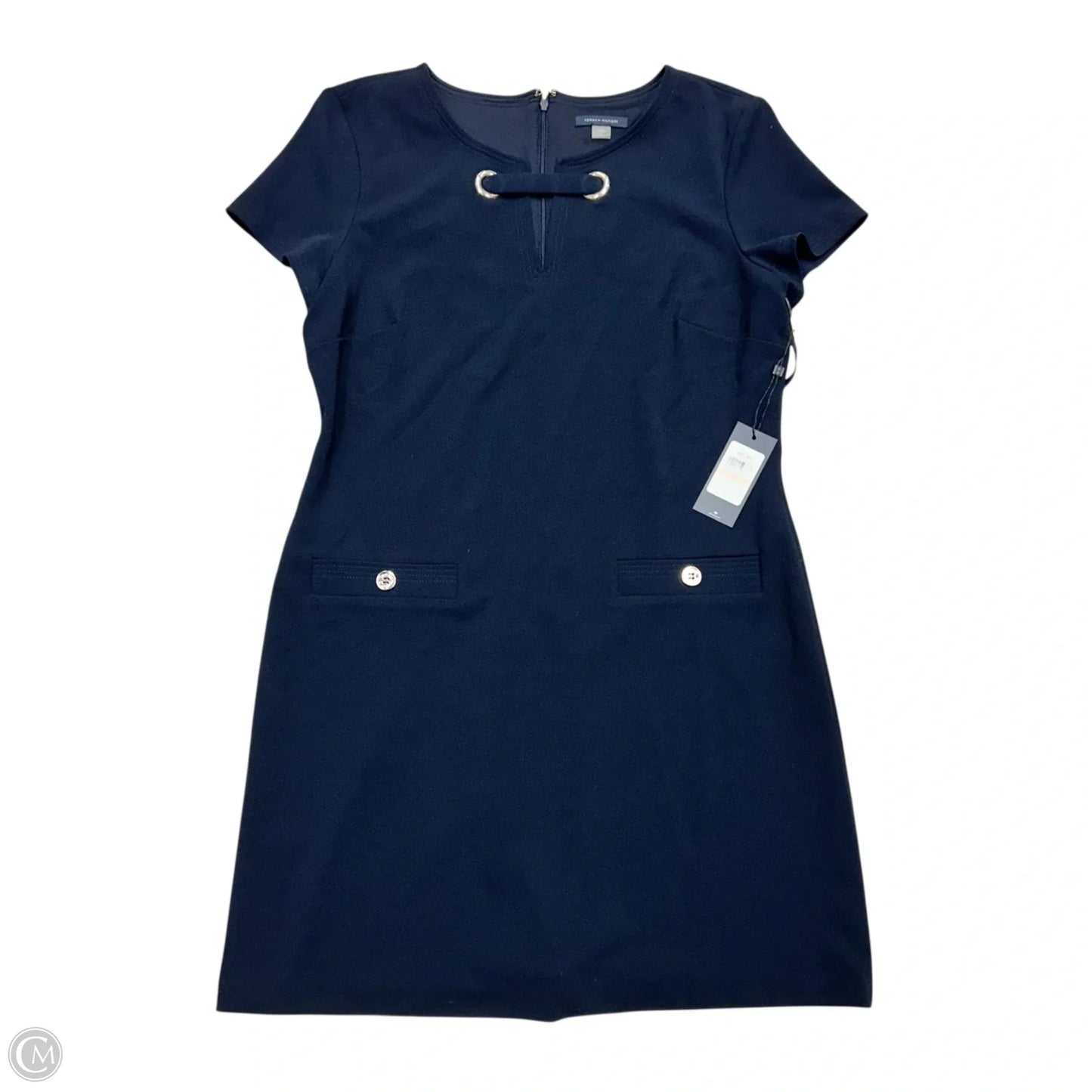 Dress Work By Tommy Hilfiger In Navy, Size: L