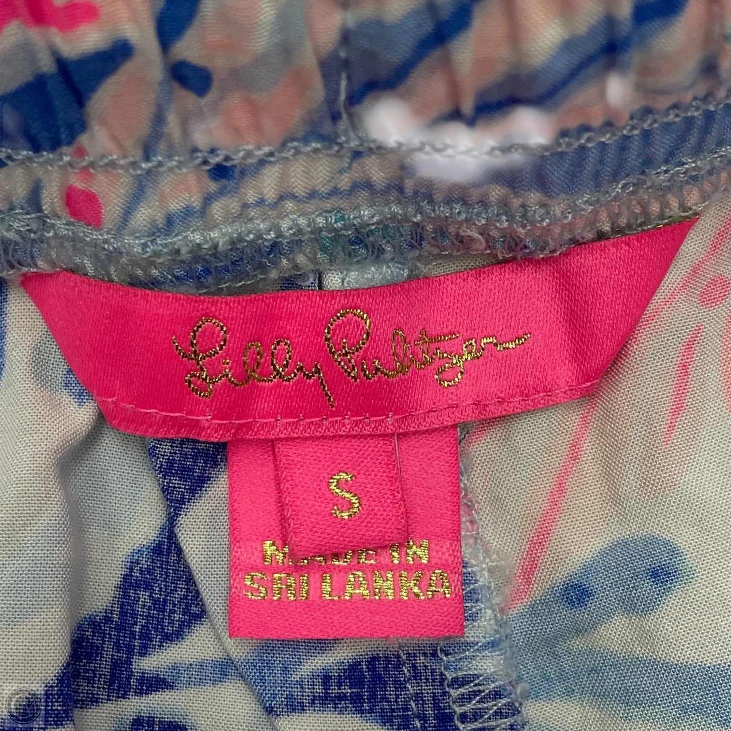 Shorts Designer By Lilly Pulitzer In Blue & Pink, Size: S