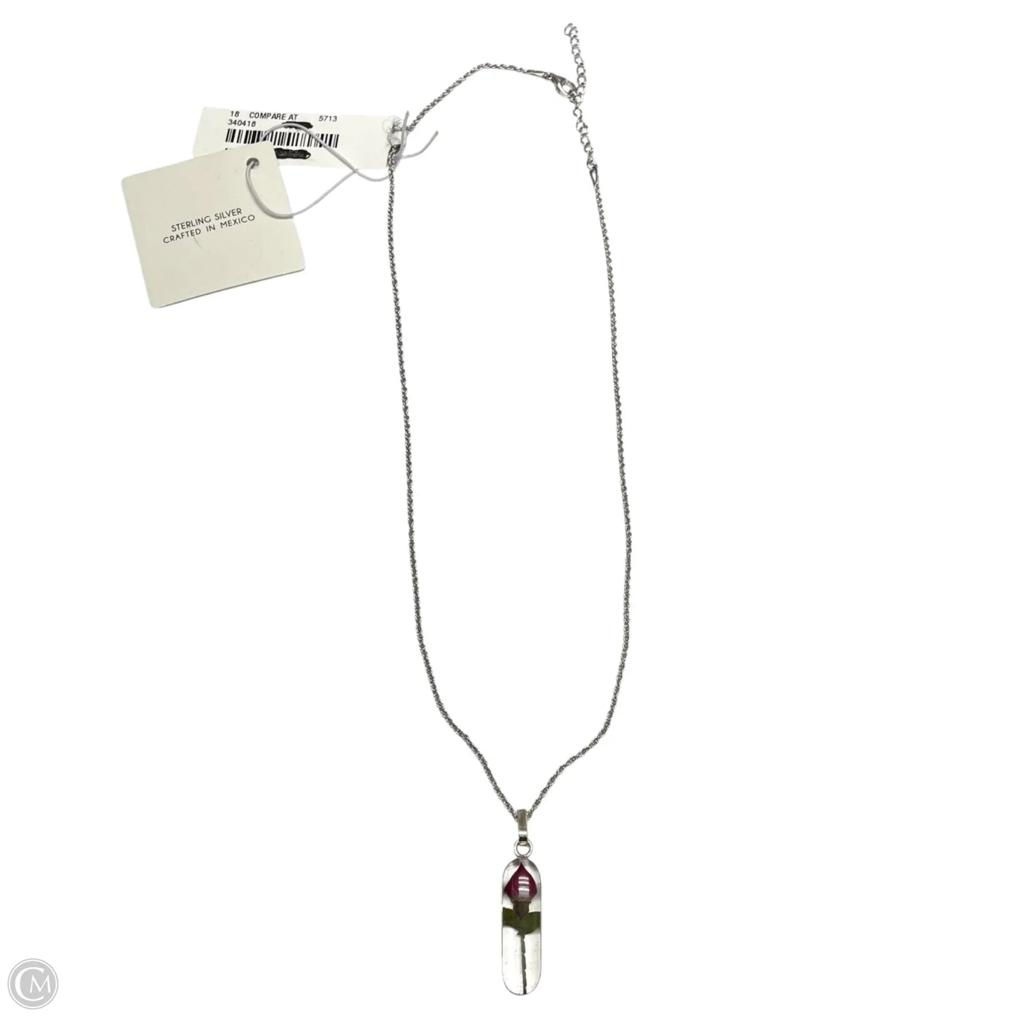 Necklace Set Sterling Silver By Genuine Flowers