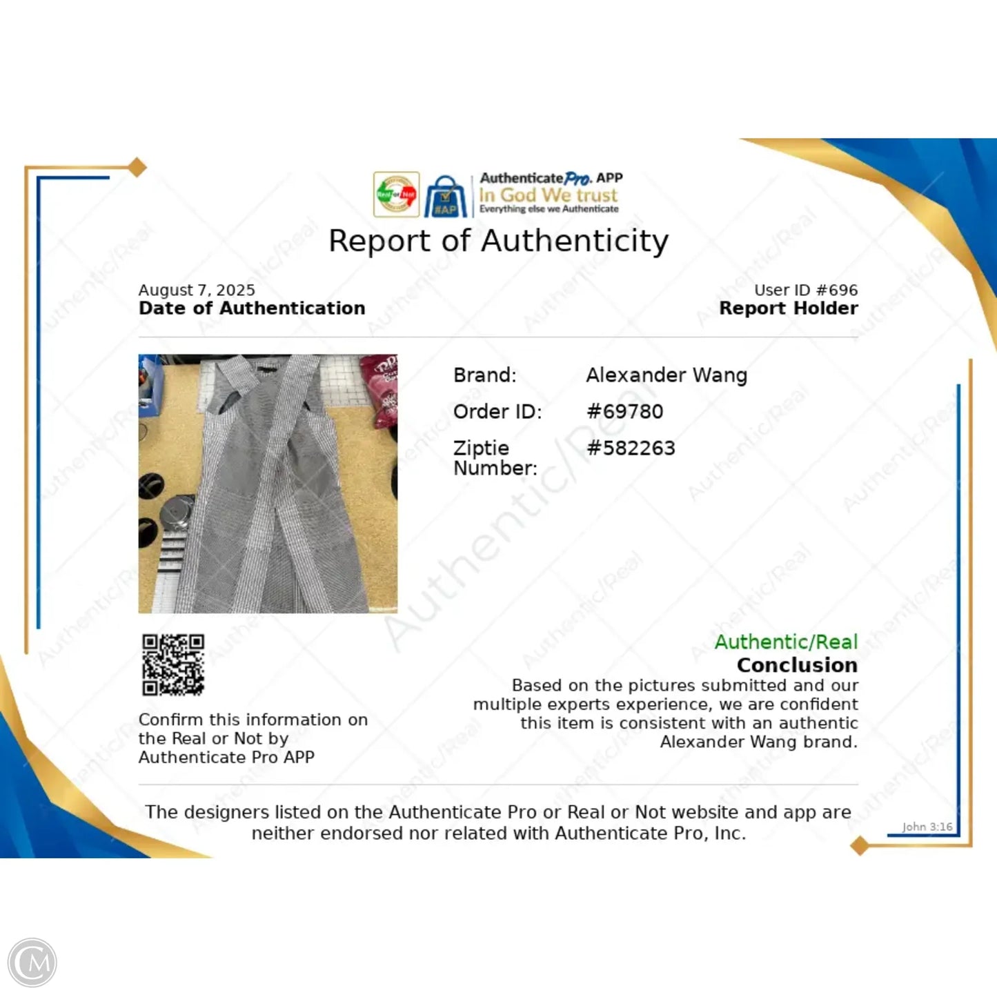 Dress Luxury Designer By Alexander Wang In Black & White, Size: Xs