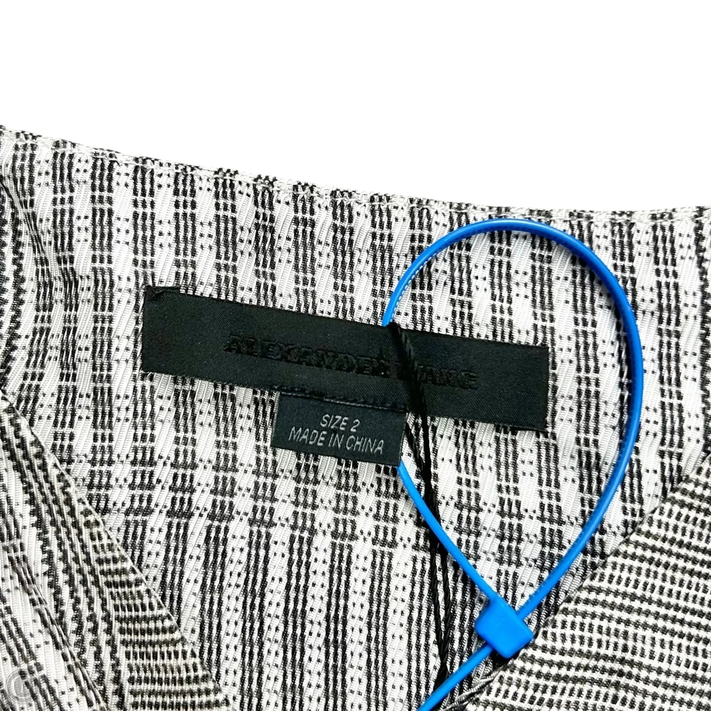 Dress Luxury Designer By Alexander Wang In Black & White, Size: Xs