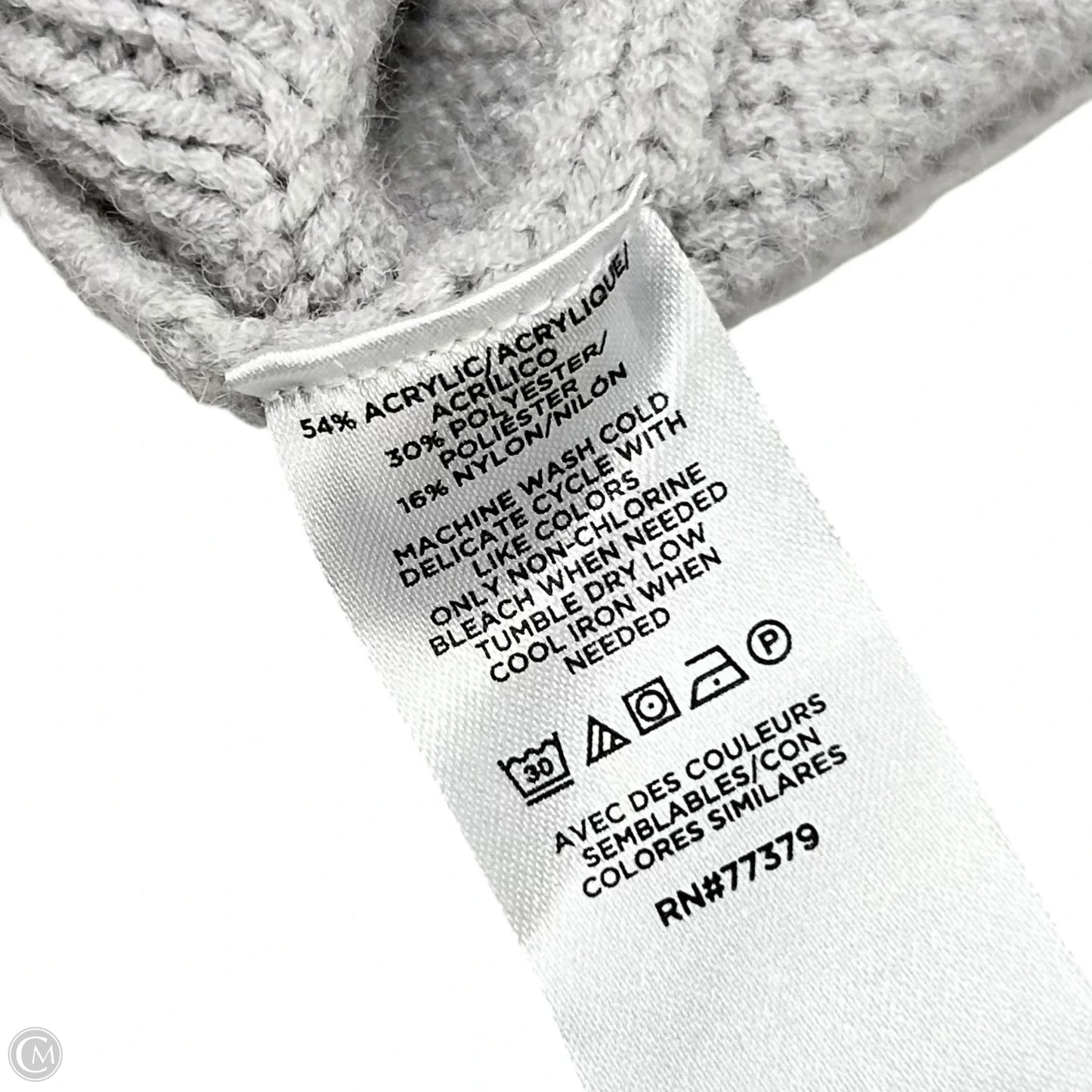 Sweater By Ann Taylor In Grey, Size: S