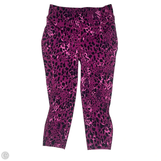 Athletic Pants By Lululemon In Leopard Print, Size: L